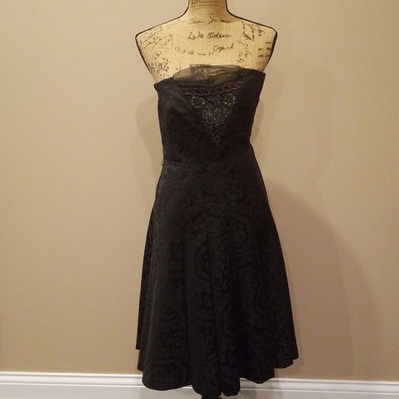 tibi black dress